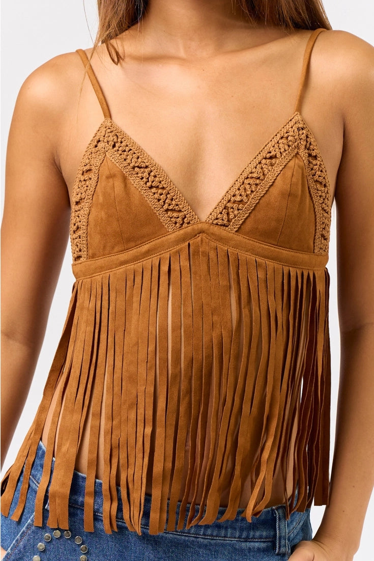 The Mountaineer Muse Fringe Top