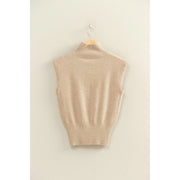 Arden Sweater Tank - Taupe