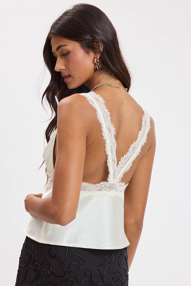 The Estelle Lace-Back Top