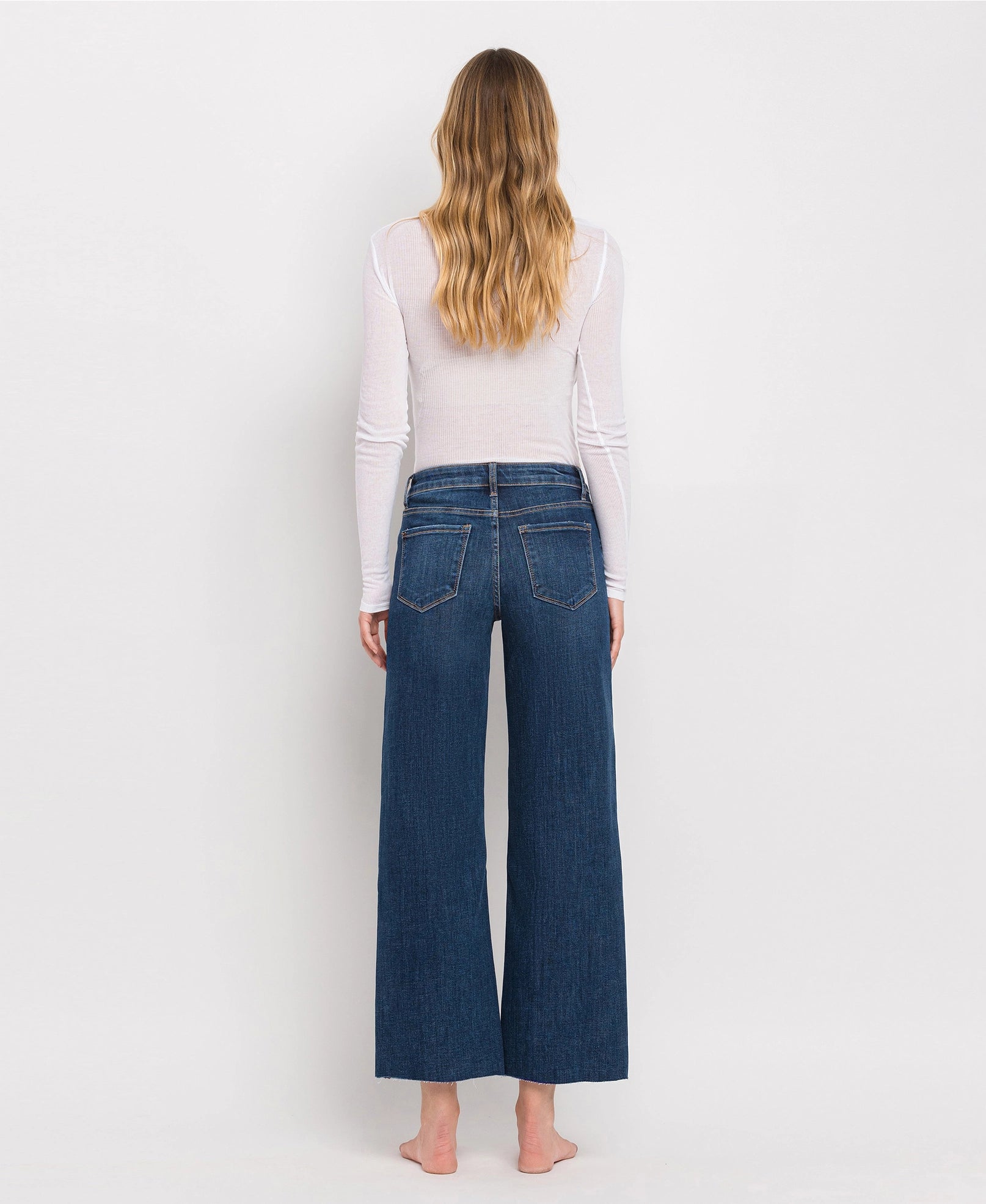 The Vibe Shift Raw Hem Jean