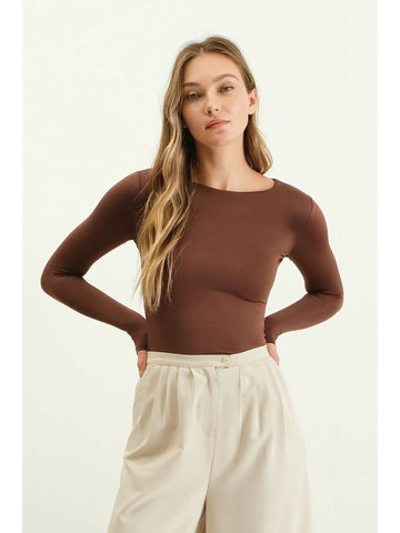 COFFEE BEAN FITTED TOP