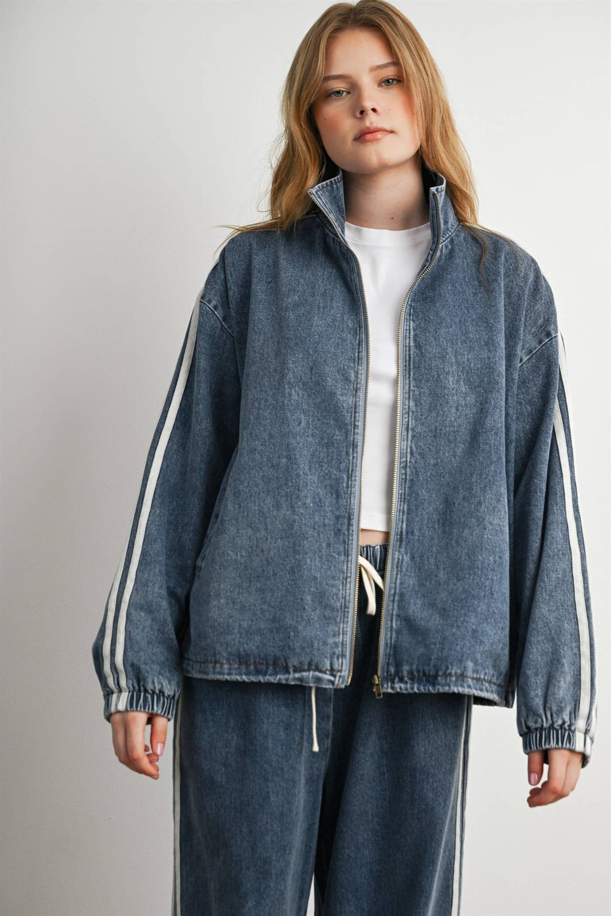 Positano Zip Up Track Jacket