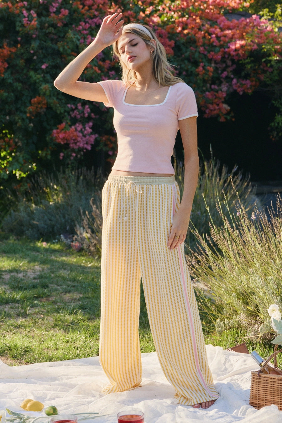 The Soleil Stripe Pant