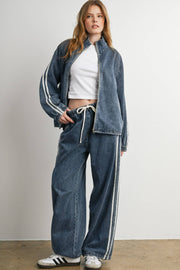 Positano Zip Up Track Jacket