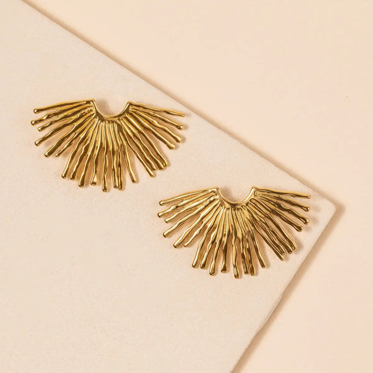 Radiant Sunburst Statement Earrings