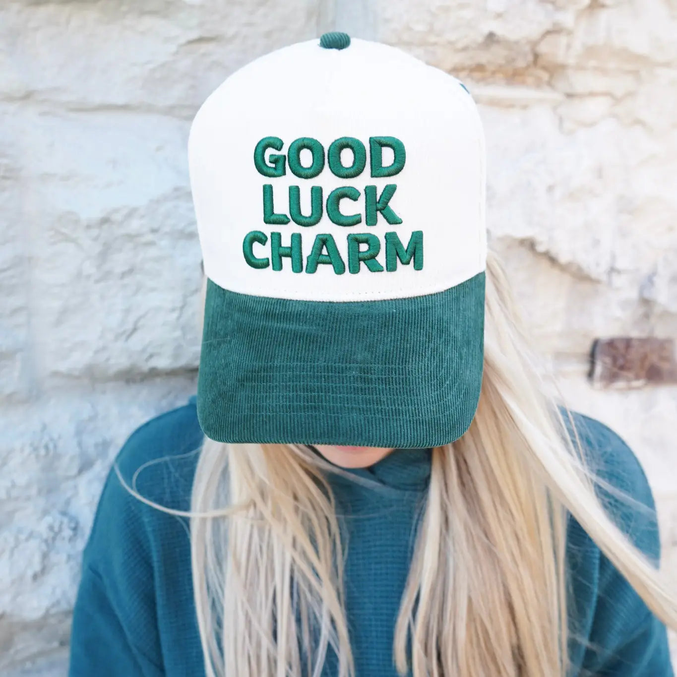 Lucky Charm Corduroy Cap