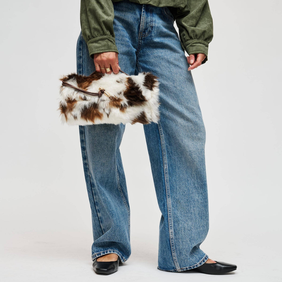 Goldie Faux Fur Bag