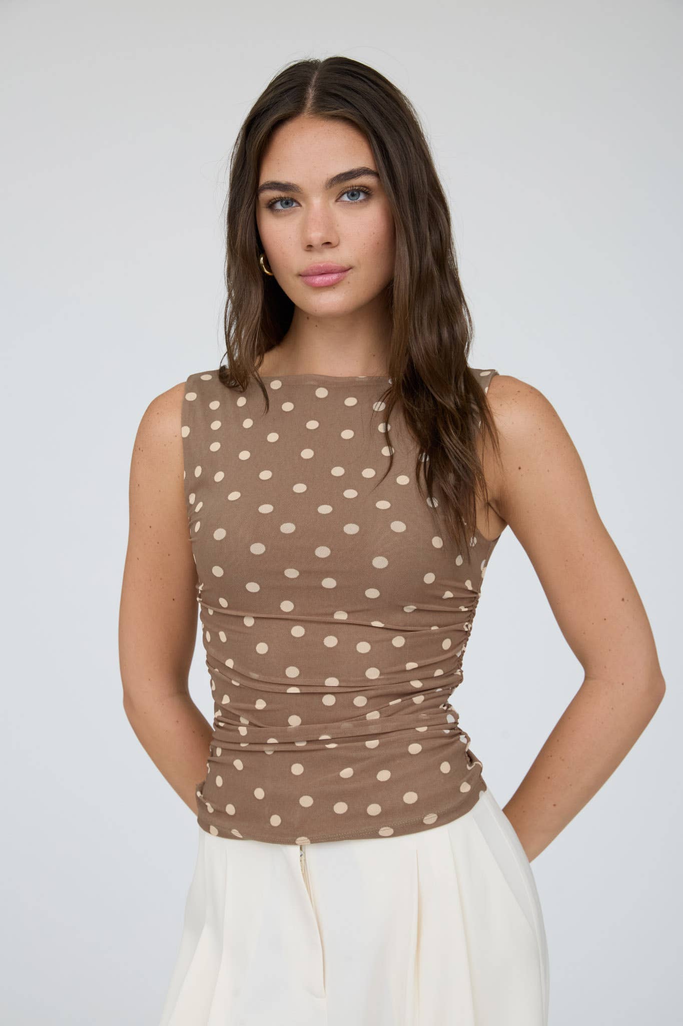 The Monroe Polka Dot Top