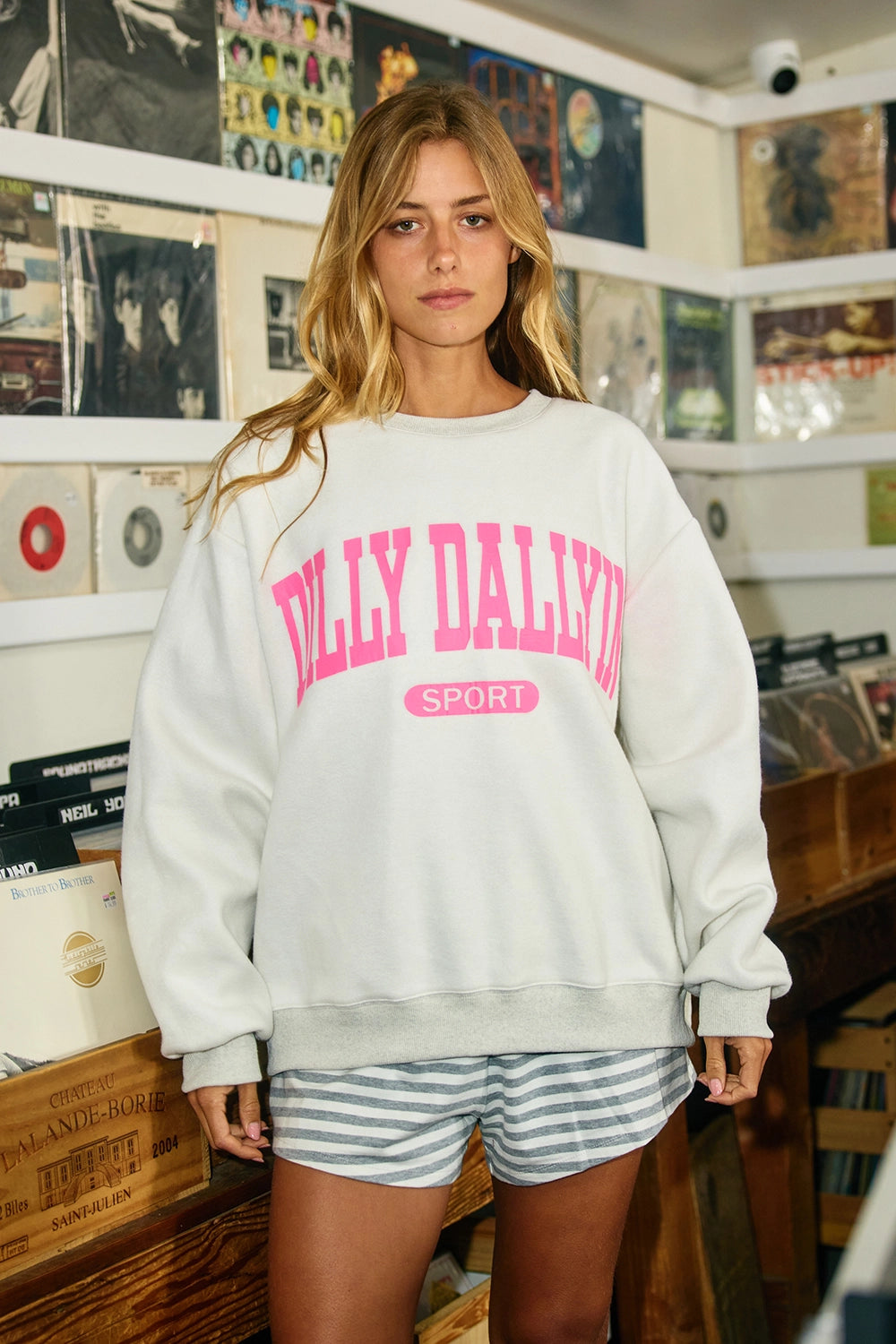 Dally Reversible Oversized Crew