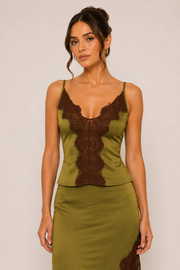 The Sloane Lace-Trim Cami