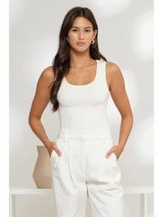 IVORY DOUBLE LINED CAMI