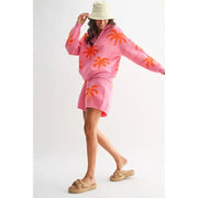 Sunset Palms Knit Set