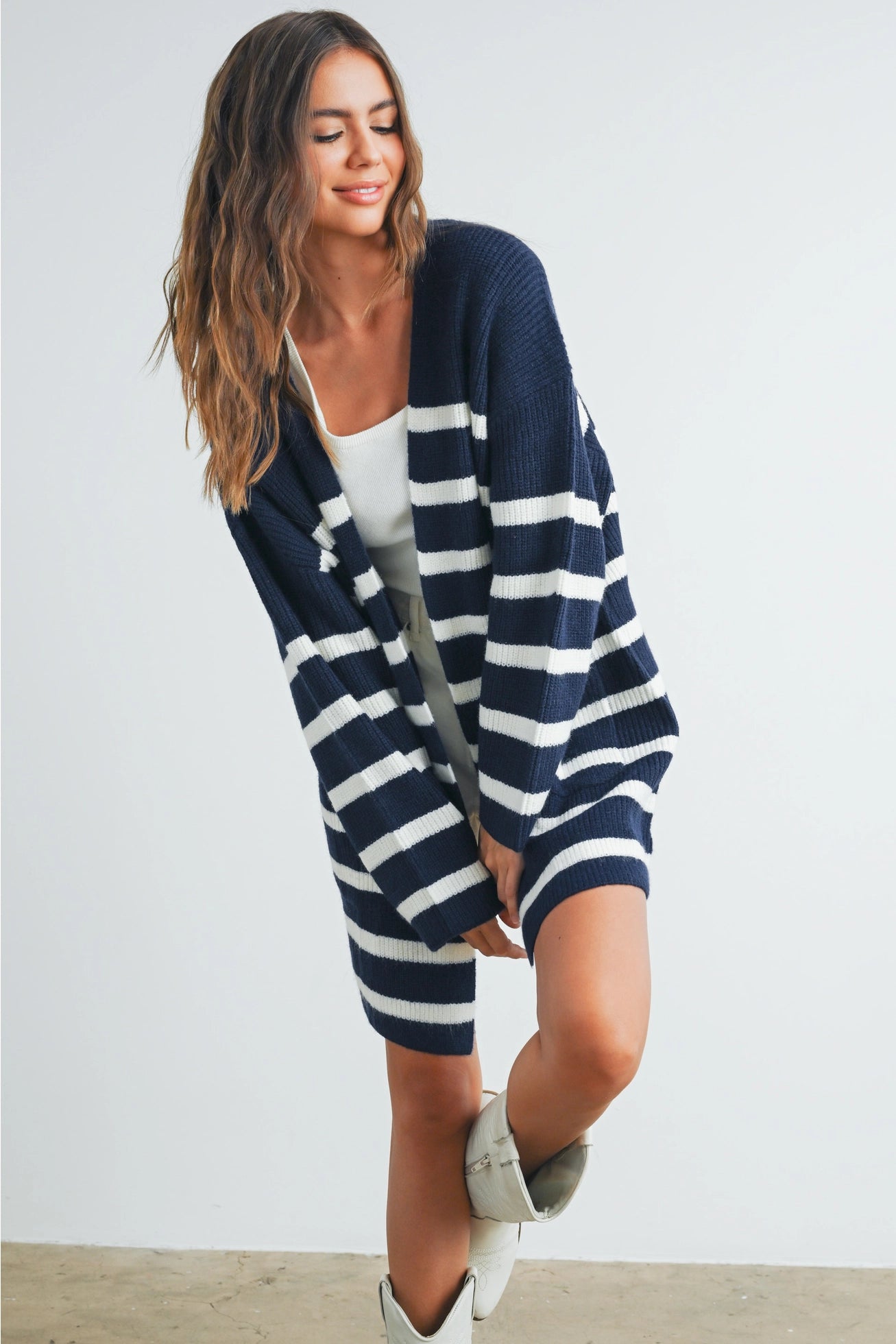 The Stadium Stripes Cardigan
