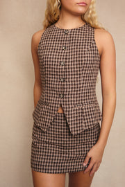Ivy Check Mini Skirt