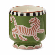 Hand-painted Tiger Candle