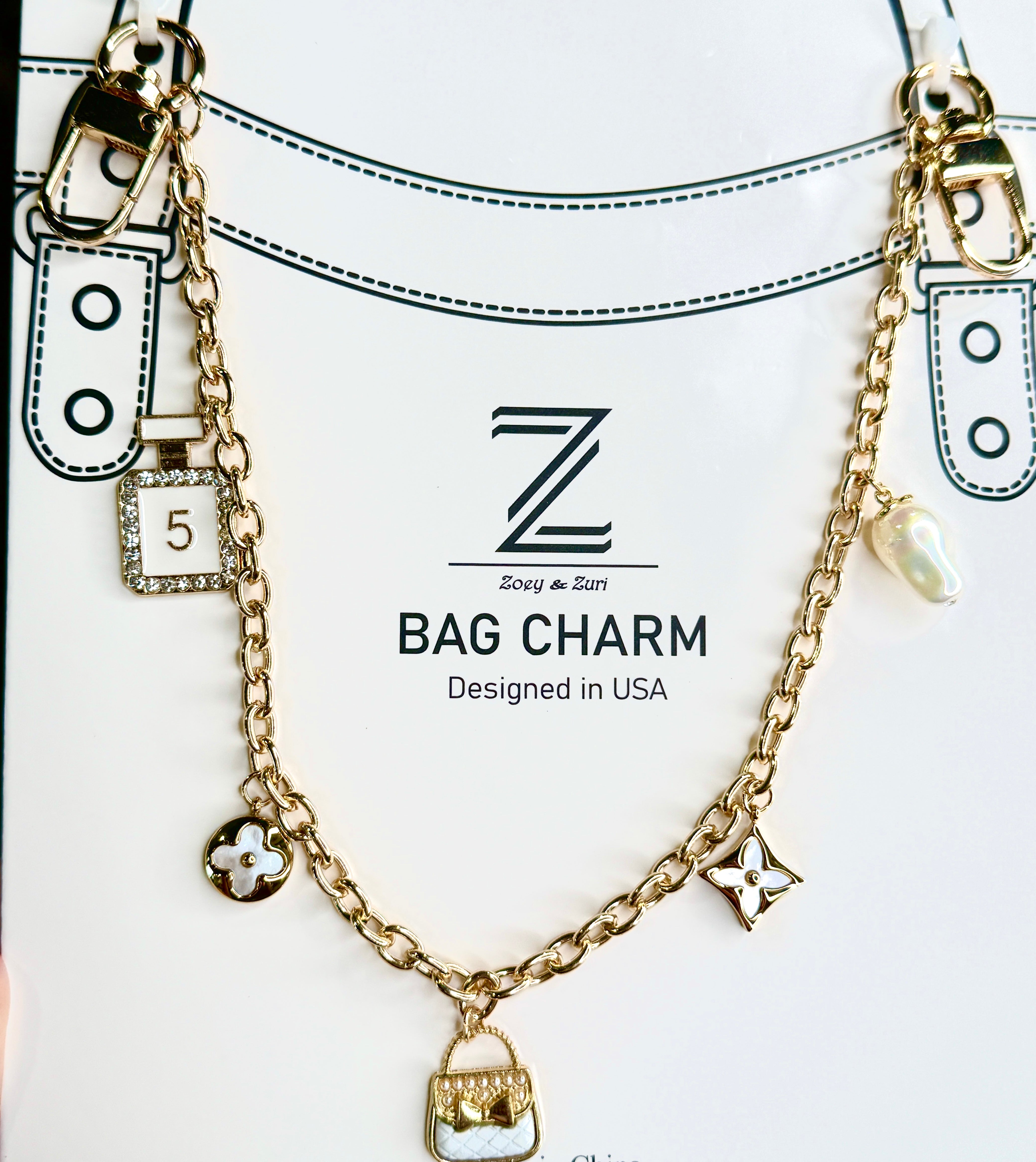Chic In The City Bag Charm