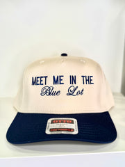 Meet Me In The Blue Lot Trucker Hat - Navy