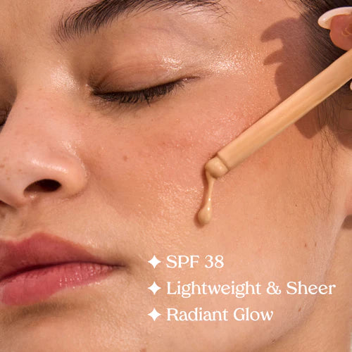 Sun Veil Illuminating Elixir Face Sunscreen SPF 38 by Kopari