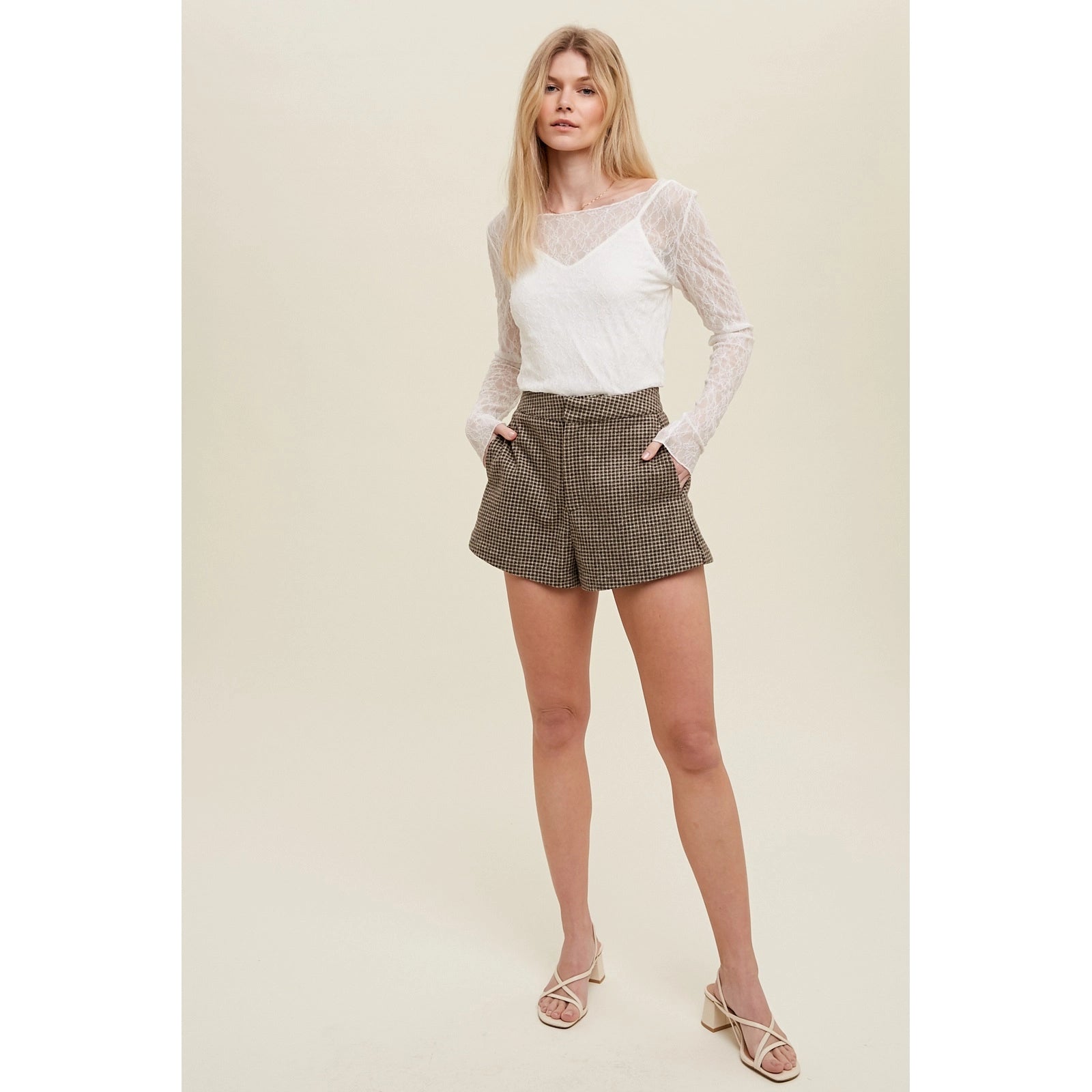 The Blair Check Shorts