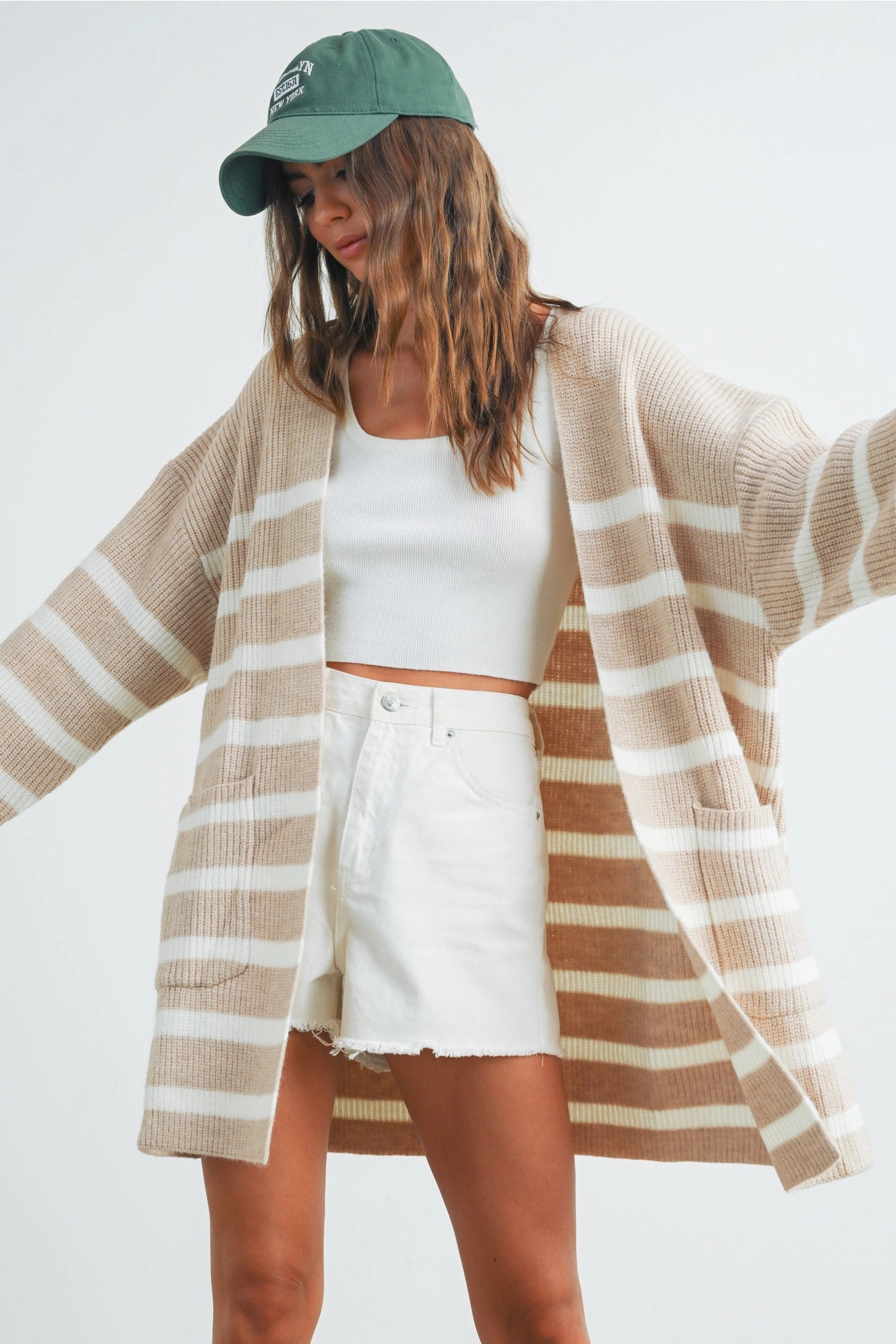 Coastal Stripes Cardigan