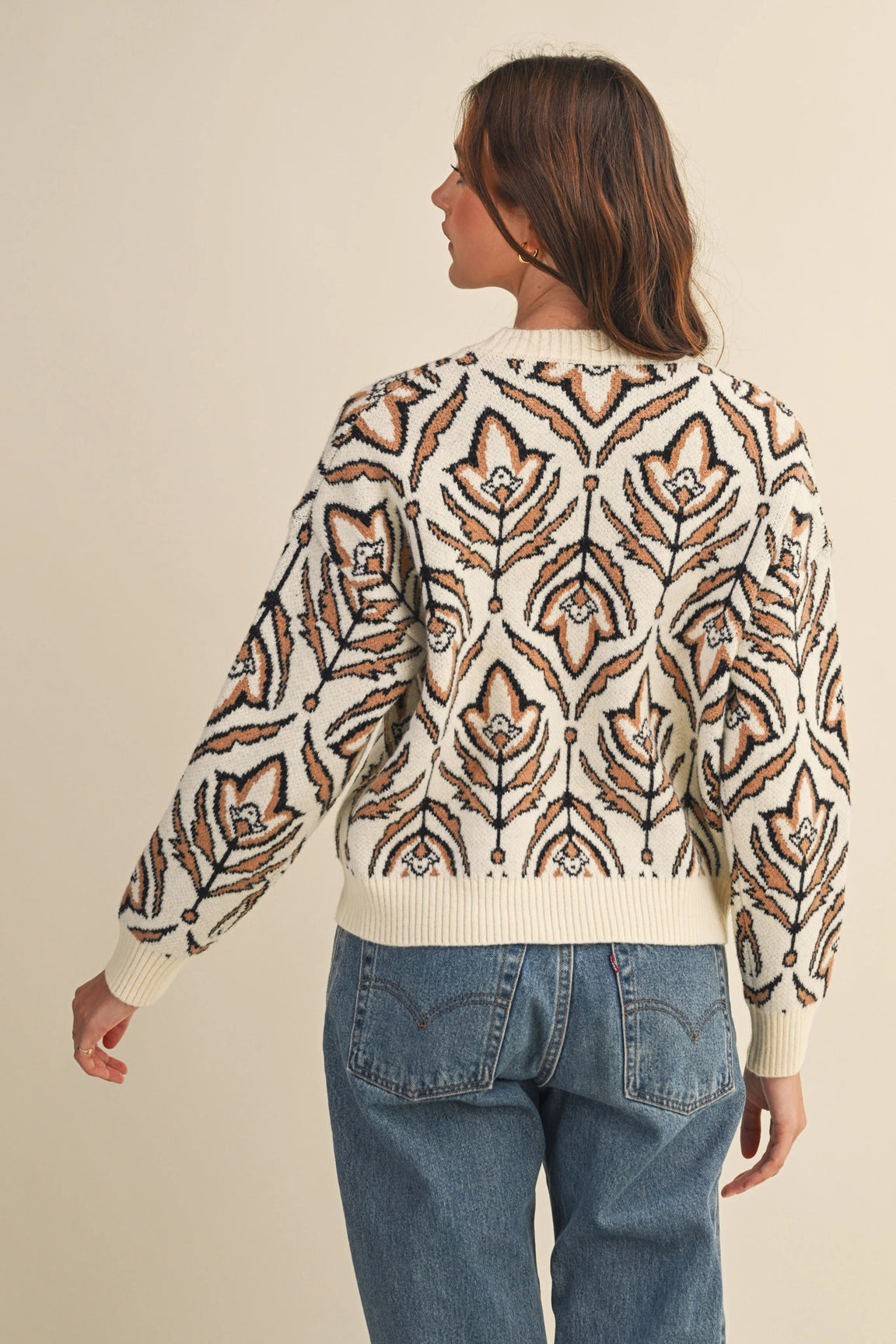 Selene Geo-Floral Sweater