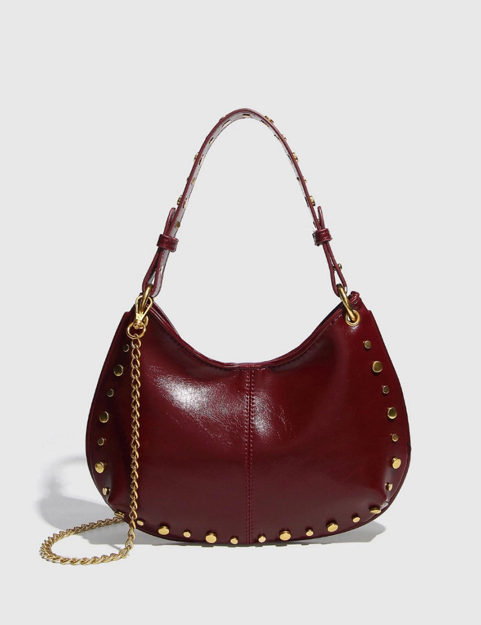 The Vivienne Studded Shoulder Bag