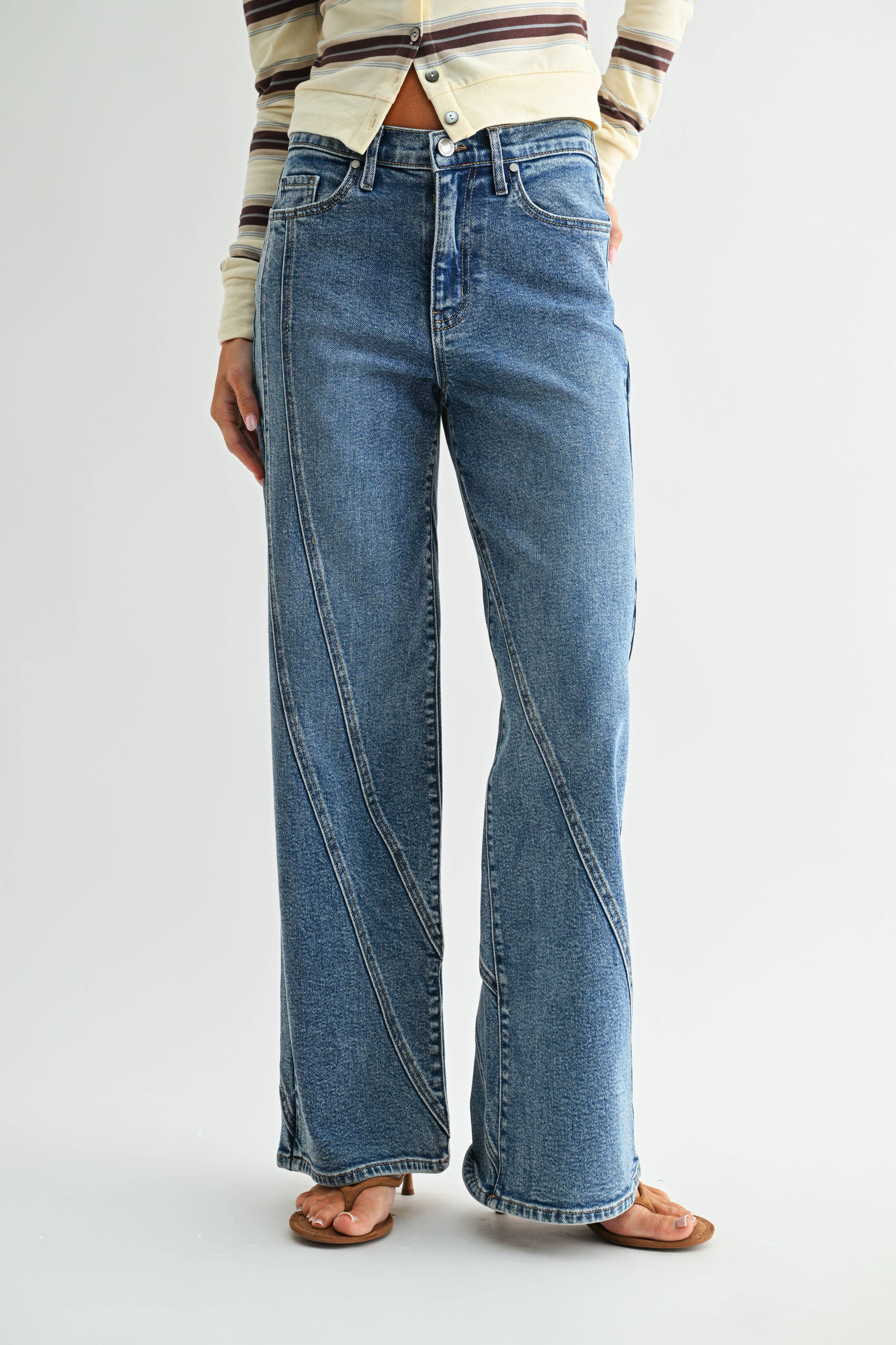 Sloane Asymmetrical Seam Jeans