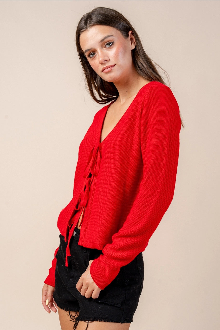 Santa's Kiss Cardigan