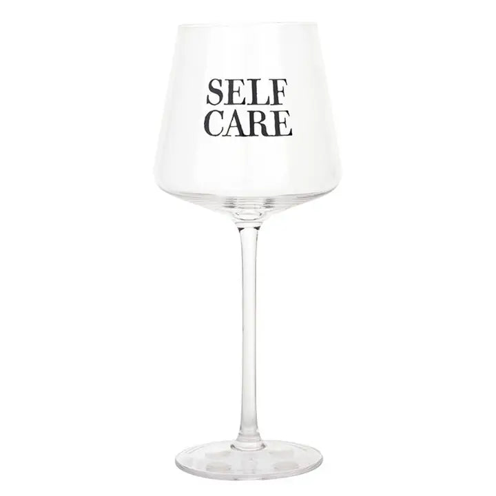Self Care Wine Glass