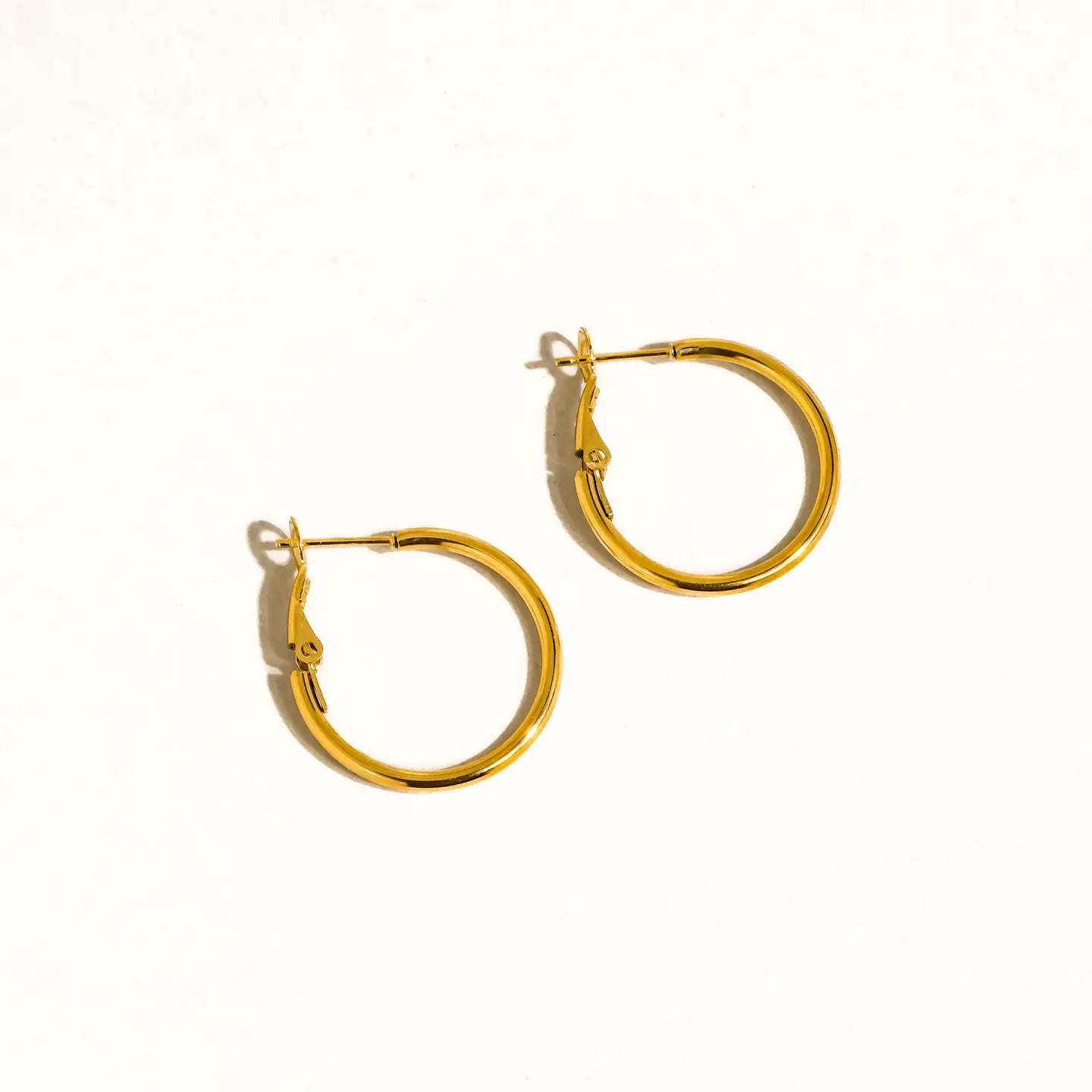 Elise 40mm Classic Thin Hoop Earrings