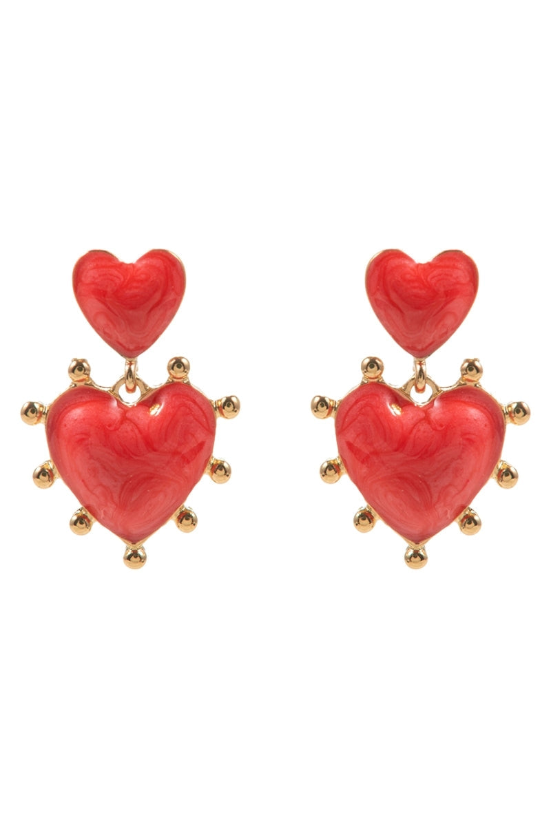 Candy Heart Earrings
