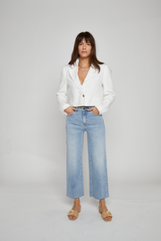Skyline Raw Hem Crop Jeans