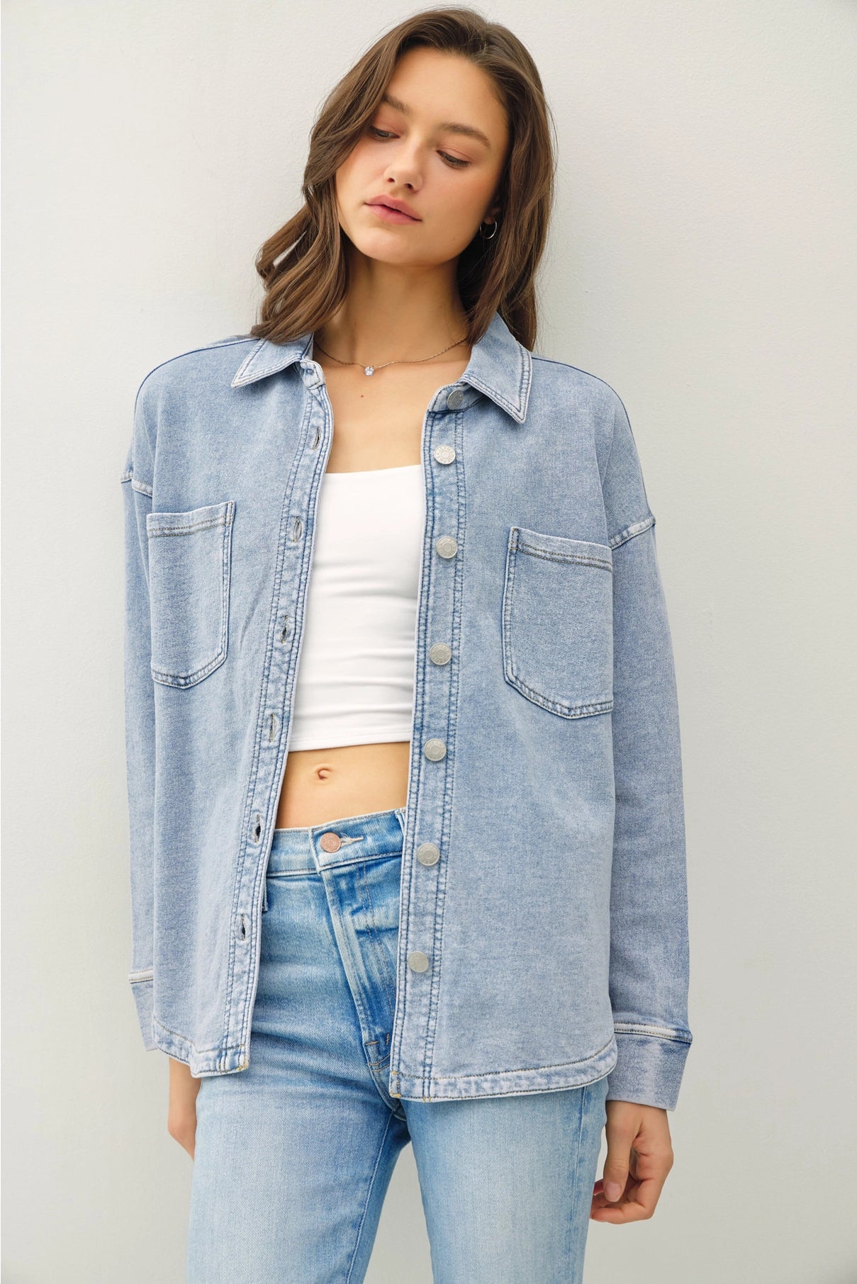 VÉRA | The Soft Denim Shacket