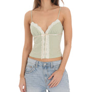 Sage Bow Babe Top