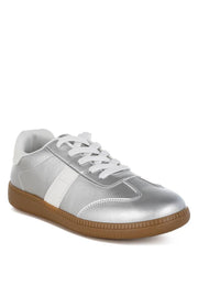 Silver Metallic Sneaker