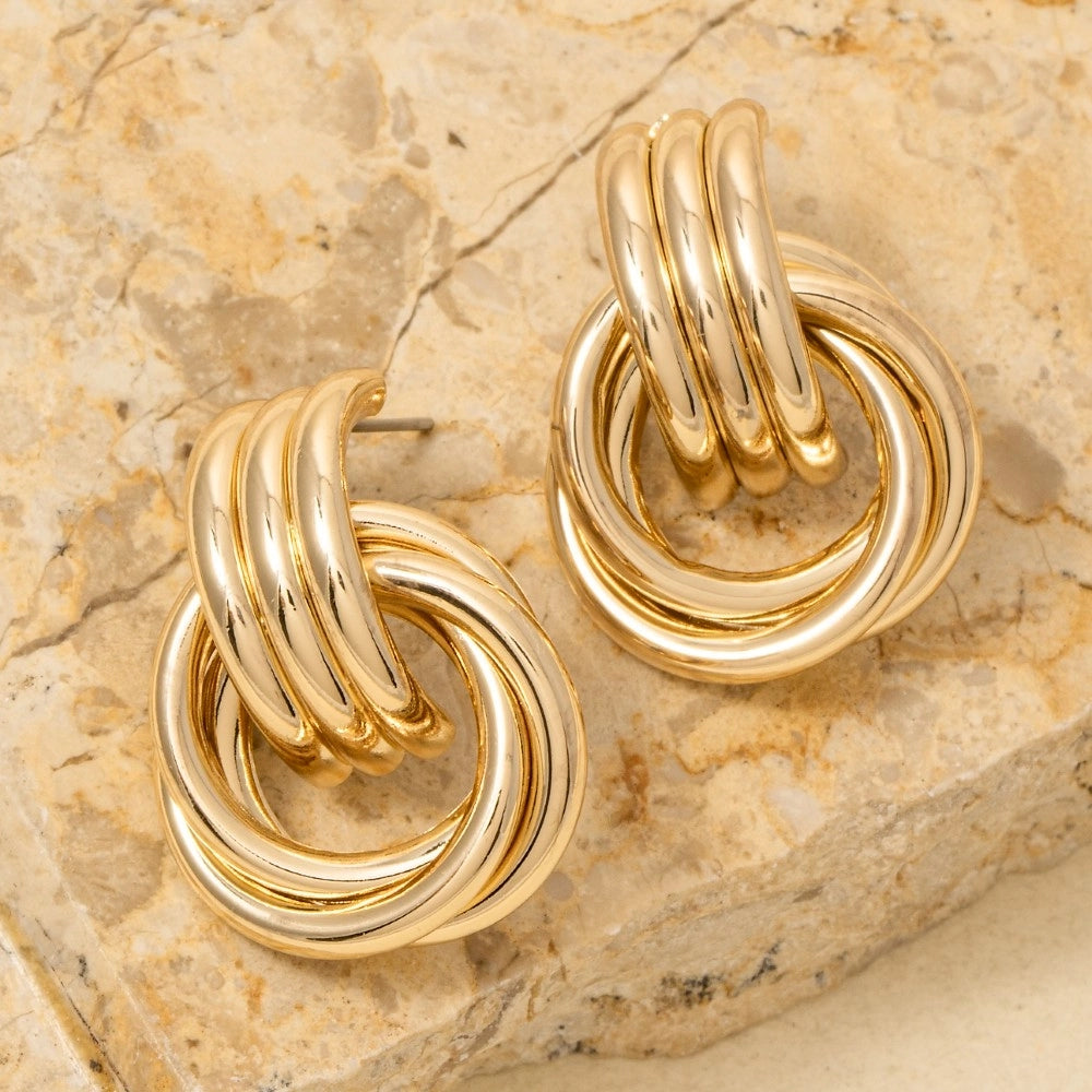Loop Knockers Statement Hoop Earrings