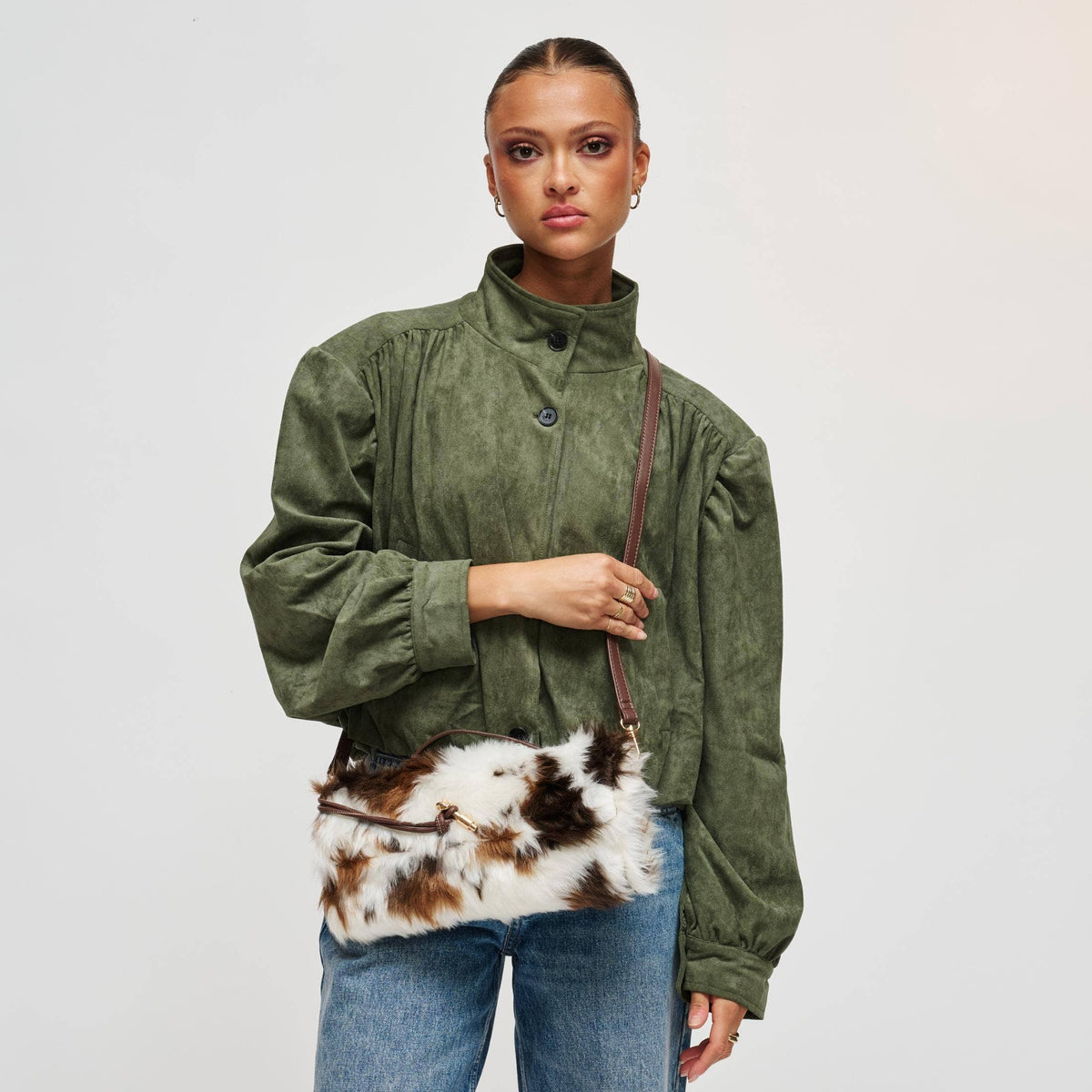 Goldie Faux Fur Bag