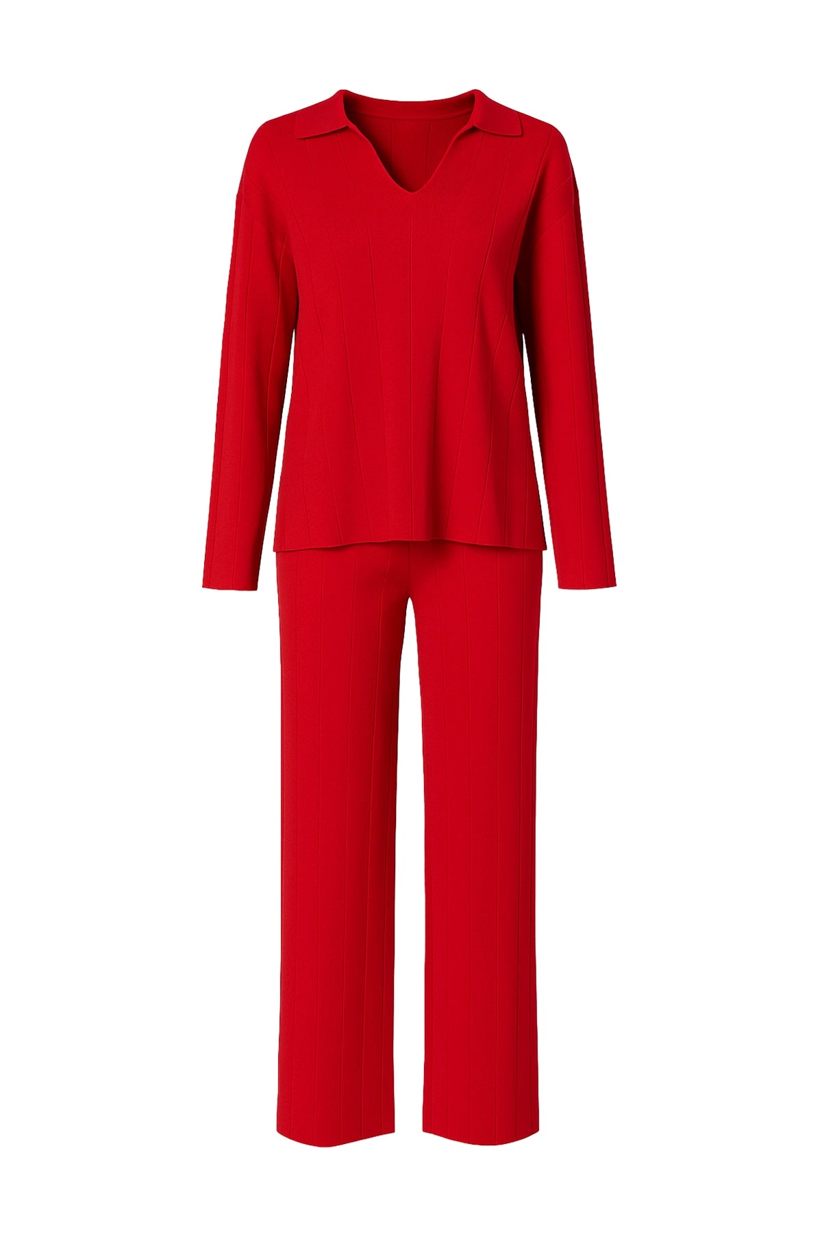 Red Sweater Set - Bottom