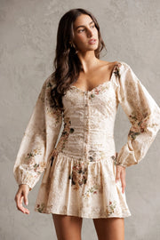 Vintage Harvest Floral Romper