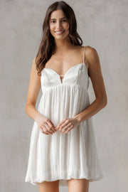 Luna Bloom Sweetheart Mini Dress