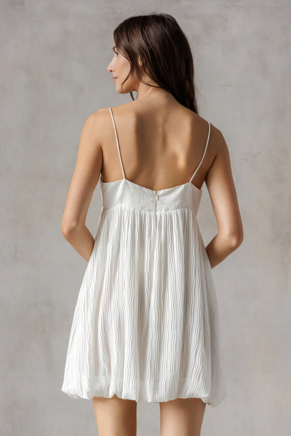 Luna Bloom Sweetheart Mini Dress