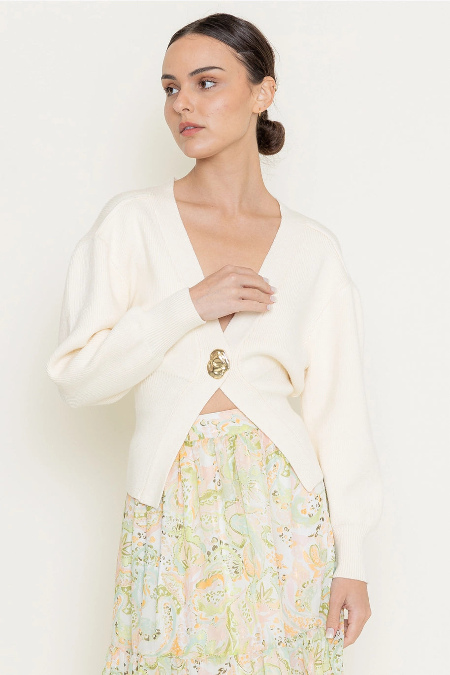 The Fifth Ave Cardigan - Cream