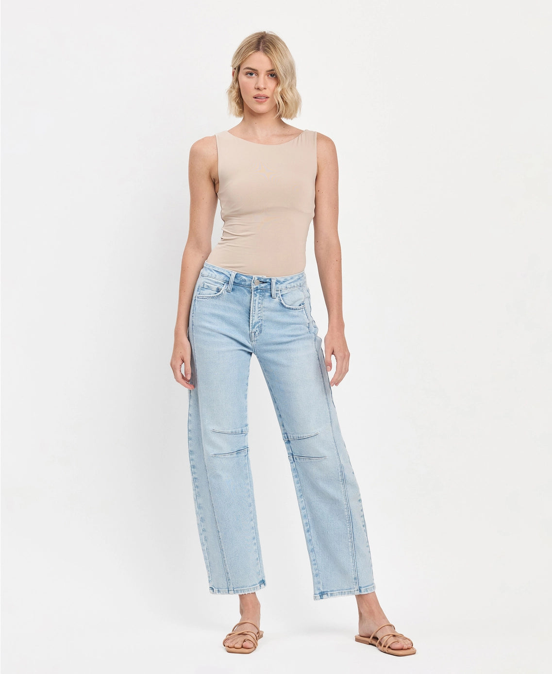 Skyline Barrel Jeans – Light Wash