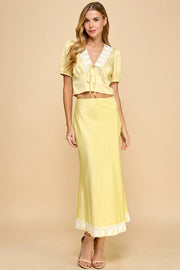 Limoncello Midi Skirt