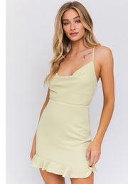 PISTACHIO MINI DRESS